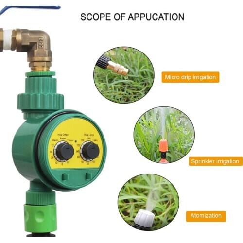 Garden Watering Timer Ball Valve Automatic Electronic Water Timer Home Garden Irrigation Sprinkle Controller System Garden Tools