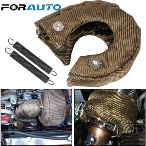 High Temperature Resistance Turbo Charger Protection Wrap Glass Fiber Protection Wrap Full Titanium Heat Shield Cover Blanket