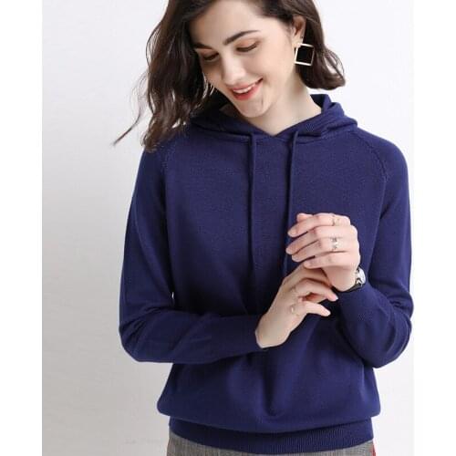 Hoodie Spring 2021 Womens new Style Hoodie Knitwear Hooded Sweater Sweater Loose Hoodie Women