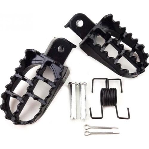 Universal Motorcycle Footrests Foot Pegs Scooter Motorbike Foot Rests Motocross Footboards Cafe Racer For Ktm Honda Yamaha