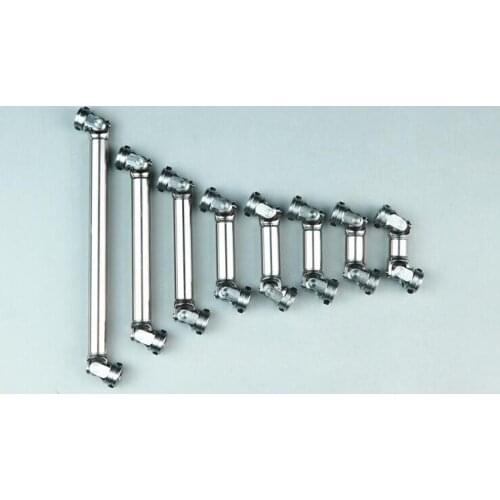 44-170mm Stainless Steel CVD Universal Drive Shaft Linkage Spare Parts For RC Trailer Tractor/Dump Truck/Crawler Model