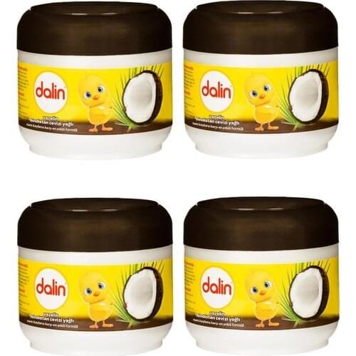 Dalin Coco Cotton and Shea butter Vaseline 100 ml x 4 Pcs