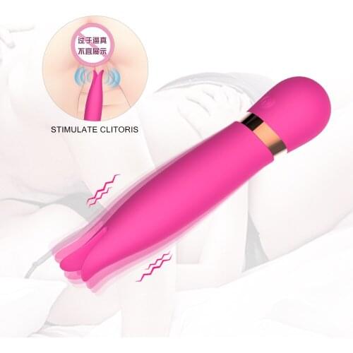 G Spot Dildo Vibrator AV Stick Female Masturbators Clitoris Stimulator Waterproof Rechargeable Vibrator Sex Toys For Women Adult