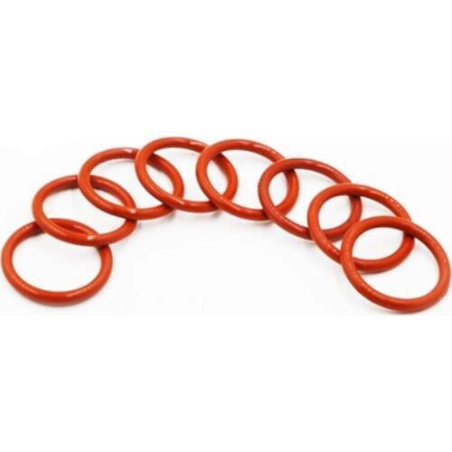 1pcs Wire diameter 5.7mm red Silica gel waterproof ring Seal O-ring OD 435mm-485mm High temperature resistance