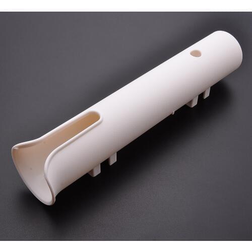 1PCS Mayitr White Plastic Fishing Rod Accessories Without Screw Inflatable Boat Marine Tube Rod Holder Fishing Tackle