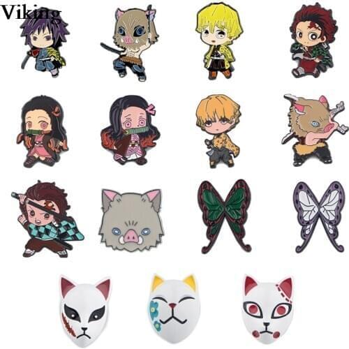 1 PCS Anime Metal Badge Personality Girl Boy School Bag Backpack Badges Decorative Jacket T-shirt Pin Jewelry G0962