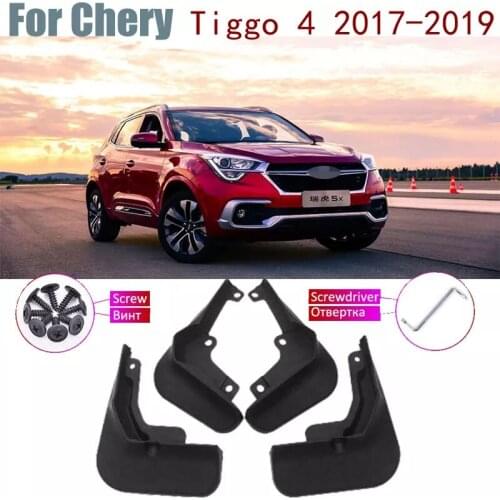 Front Rear Car Fender Mudflaps Mud Guard Splash Flaps Accessories Mudguard For Chery Tiggo 4 Chery Tiggo 5X 2019 2018 2017 4 PCS