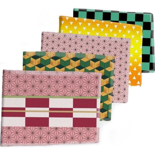 50*145CM Kimetsu No Yaiba Cartoon Printed Polyester Cotton Twill Fabric Patchwor Printed for Making Cloth fabric