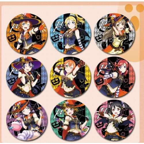9pcs/set Love live! Lovelive surrounding badge badge all saints awakening 14-10