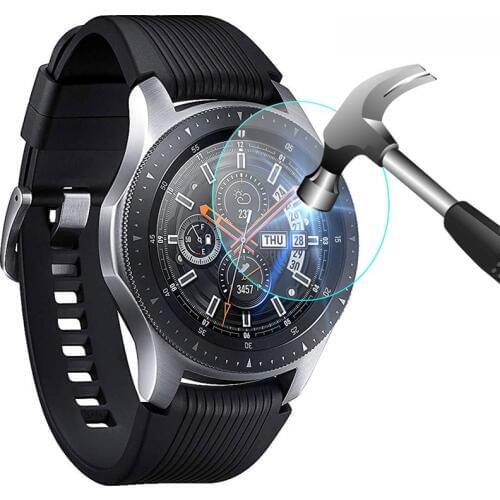 Watch Accessories Compatible Samsung Galaxy Watch 46mm Screen Protector Waterproof 3D Tempered Glass Cover for Galaxy Watch 42mm