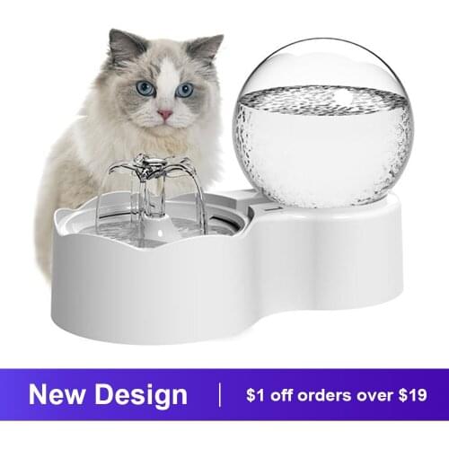 Automatic Pet Cat Water Fountain Filter Circulating Smart Drinker For Cats Water Bowl Kitten Puppy Dog Drinking Supplies