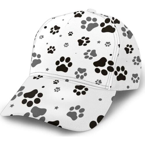 Traces Of Cat Footprint Baseball Cap women men snapback caps Classic Style hat Casual Sport Outdoor cap