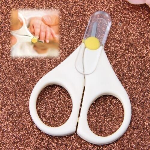 Safety Nail Clippers Scissors Cutter For Newborn Baby Convenient Daily Baby Nail Shell Shear Manicure Tool Baby Nail Scissors