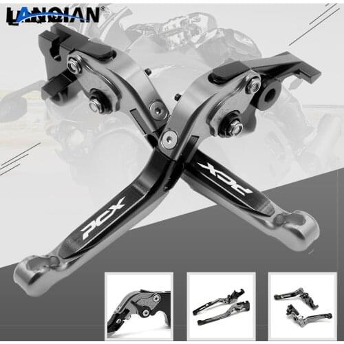 For Honda PCX 125 150 Motorcycle Adjustable Folding Brake Clutch Levers PCX 125 PCX 150 2014 2015 2016 2017 2018 2019 Parts