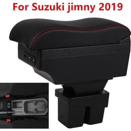 For Suzuki Jimny Armrest Jimny 2021 2020 2019 2018 2017 JB74 Car Armrest box Storage box car Interior accessories USB
