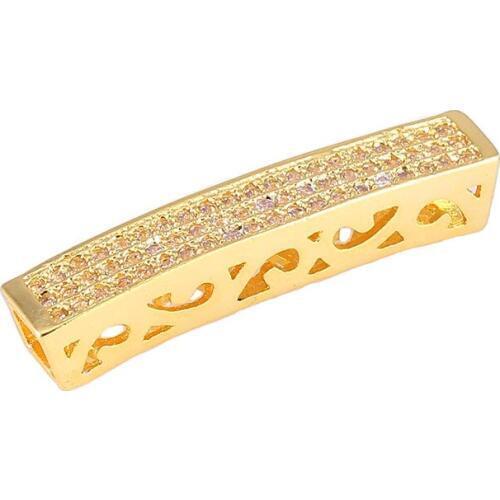 Hot Jewelry Vintage Zircon Crystal Czech Charms For Jewelry Making Wholesale Copper Micro Pave Charms Jewelry Accessories Bijoux