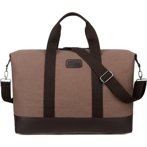 Men Canvas Travel Bag Hand Luggage Big Bag Large Capacity Luggage Bag Carry On Weekend Duffle Bag Portable Travel Bag