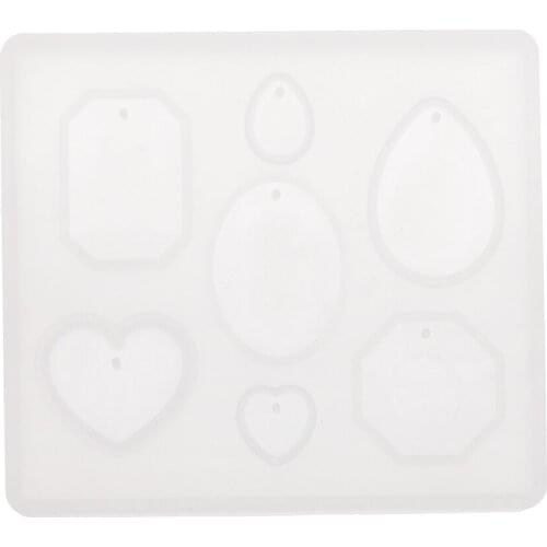 Cabochon Diamond Silicone Mold Resin Casting Jewelry Pendant DIY Craft Mould