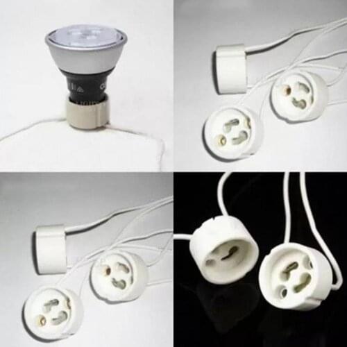1PC GU10 Ceramic Connector Lamp Holder 220V Connector Socket Resistant To High Temperature And Aging