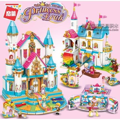 City Figures Building Block Princess Series Castle set Bedroom Model Brick Educational Toys Girl Friend For Christmas Gifts