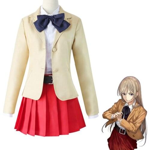 Anime Hakata Tonkotsu Ramens Lin Shenmin Cosplay Costumes School Uniform Women Clothing Set For Women Men Halloween Carnival