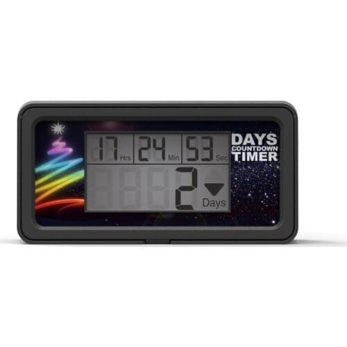 LCD Big Voice Laboratory Lab 9999 Days Timer Kitchen Timer Retirement Wedding Reminder black Digital Countdown Days Timer