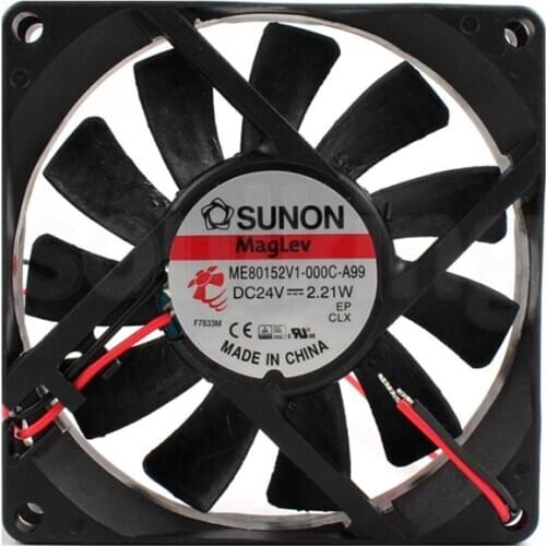 ME80152V1-000C-A99 8015 24V 2.21W inverter fan 6 Month Warranty