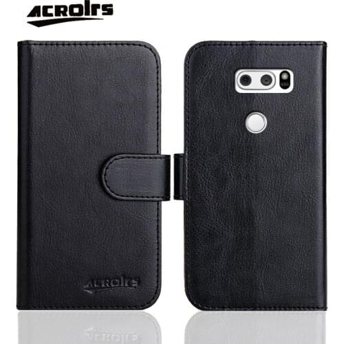 Fashion Leather Case For LG V10 V20 V30 V35 V40 V50 V30S ThinQ Case Flip Soft Wallet Protective Phone Cover Card Solt Fundas