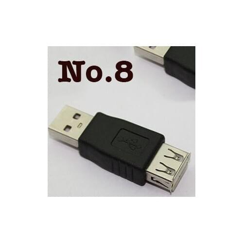 Wholesale 200pcs/lot Standard USB 2.0 A Female to 2.0 Male Adapter Converter F M For Tablet converter