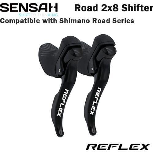 SENSAH Groupset REFLEX Road Bike Shifter 2x8 Speed Brake Lever Bicycle Derailleurs SHIMANO rear derailleur Sora Tiagra Claris