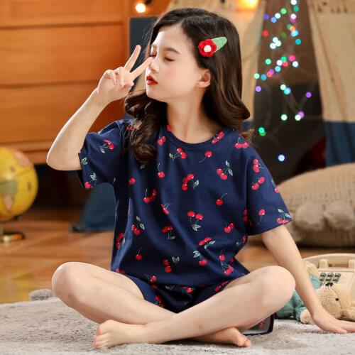 Kids Pajamas Set Cartoon Rabbit Baby Boy Girl Clothes Summer Childrens Sleepwear Pyjamas Pijamas Set 2 4 6 8 9 10 Years