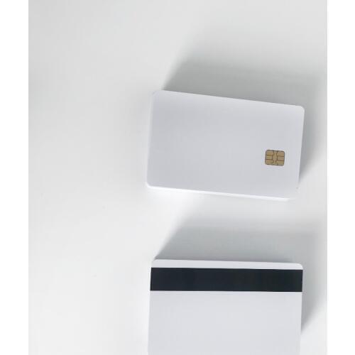 110PCS Inkjet contact SLE4442 chip pvc card with magnetic stripe for membership card printing by Epson or Canon inkjet printer