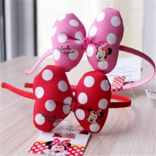 Disney 2019 New Years Christmas New Child Doll Accessories Mickey princess Headband Girls Cartoon Clips