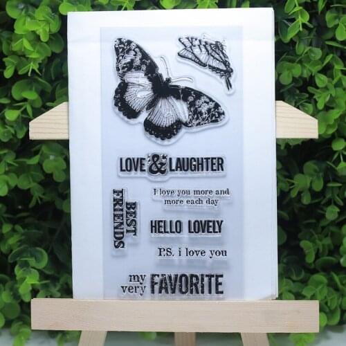 Love&laughter lovely friends ps tansparent clear stamps for Scrapbooking/Card Making/Stamp set stationery decoration supply