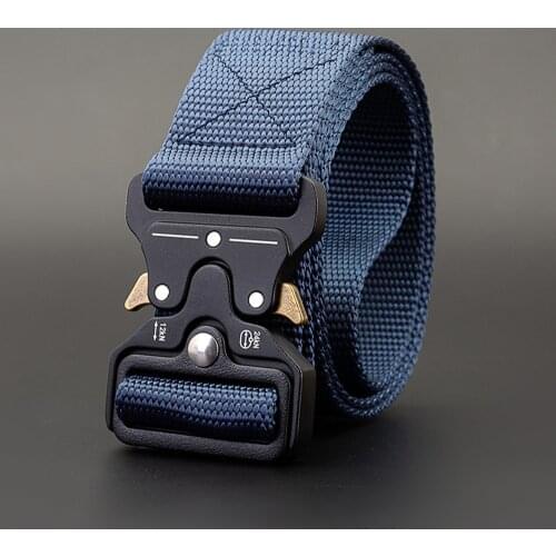 125x3.8 cm Multi-function Army Green Belt Nylon Quick-drying Outdoor Men Sports Buckle Design Street Style Cool for Men