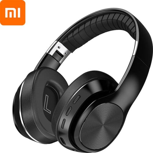 For Xiaomi HiFi Foldable Headset Wireless Headphones BluetoothSupport TF Card/FM Radio/Bluetooth AUX Stereo Headset Mic Deep