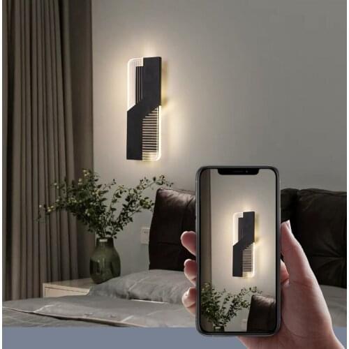 Modern Nordic LED minimalist Wall Light For Bedroom Living Room Dining Corridor Aisle background Indoor Home Deco Wall Lamps