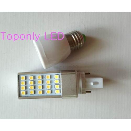G23 G24 Led PL Light To E27 Lamp Holder Converter Retardant PBT Protect White Color 100pcs/lot wholesale DHL free shipping