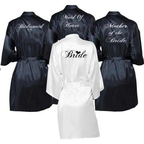 Bachelor Party Personalized Favors gift Bride Team Robe Female Custom Name bridesmaid Bride Tribe bridal shower Cover-ups Robes