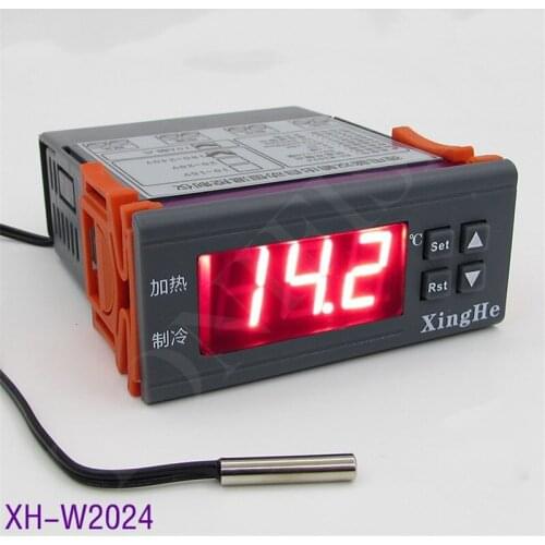 XH-W2024 cooling heating 2 group output upper and lower limit 2 relay output automatic thermostat thermostat