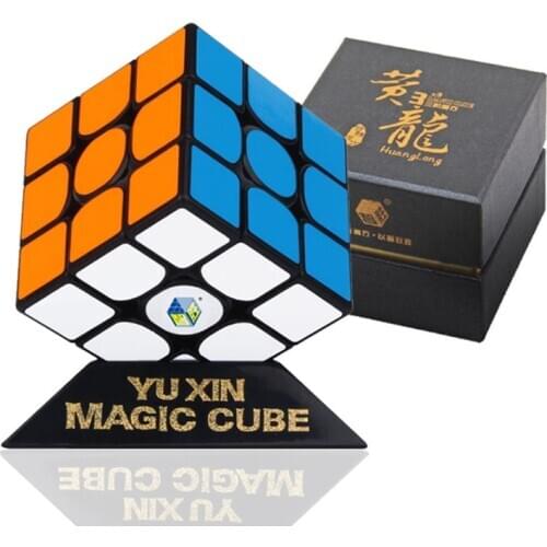 Yuxin Huanglong 3x3 Cube 3x3x3 Speed smooth fun magic cubes adult brain game toy 3 Layer cubo magico children’s holiday gift