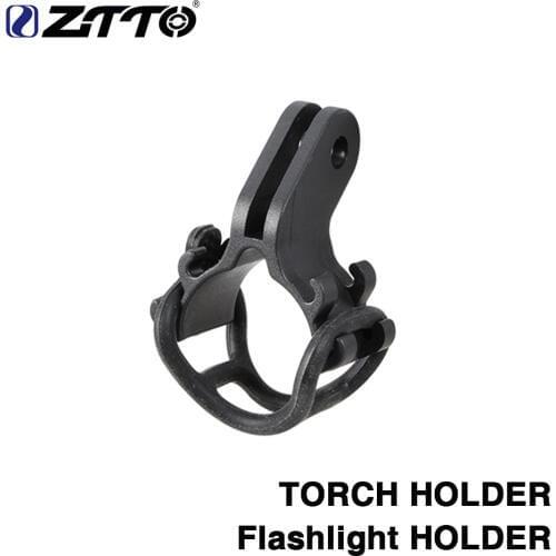 ZTTO Bicycle Light Torch Holder Flashlight Bracket for Road Bike MTB Bicycle Torch Holder for GOPRO camera holder