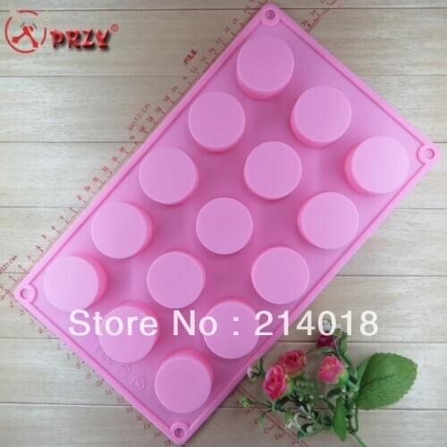Free shipping 15hole silicon mold Cake decoration mold Cake mold manual soap mold NO:.SI0901