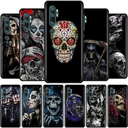 Grim Reaper Skull Skeleton Phone Case For Xiaomi Mi Poco X3 NFC M2 M3 F2 Pro 9T 10T Note 10 Lite 5G 9 CC9E Silicone Cover Coque