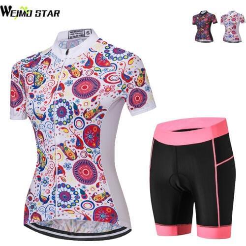 Cycling Jersey Summer Women Bike Cycling Clothing Breathable Mountian Bicycle Clothes Ropa Ciclismo Quick-Dry Cycling Sets