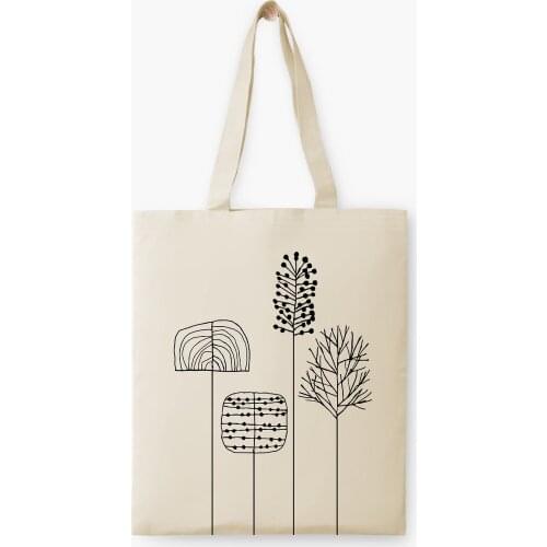 Summer fashion trend Large Capacity Shoulder Bag Fabric Cotton Tote Reusable Shopping Bag for Women 2021 Beach Bags Shopping