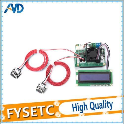 NanoDLP Shield V1.1 Expansion Board With DRV8825 Controled MOS + LCD1602 With I2C 1602 LCD Module Screen + 2pcs CR-10 Endstops