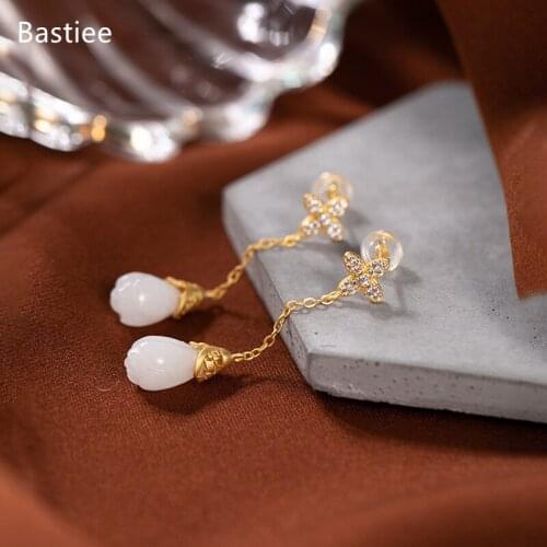 Bastiee Earings Fashion Jewelry Dangle Earrings Korean Earrings 925 Sterling Silver Earrings Gifts For Women