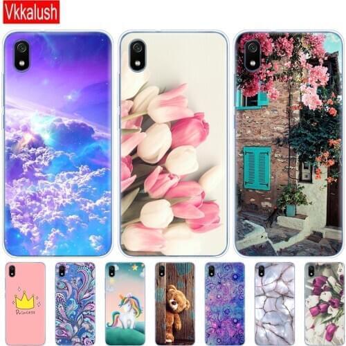 Silicon Case For Xiaomi Redmi 7a Cases Full Protection Soft Tpu Back Cover On Redmi 7 A Bumper Phone Shell Bag Coque