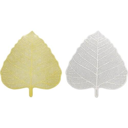 2X Stainless Steel Handmade Leaf Shape Tea Strainer, Tea Infuser , Tea Filter, Perfect For Loose Leaf Tea (Gold&Silver)